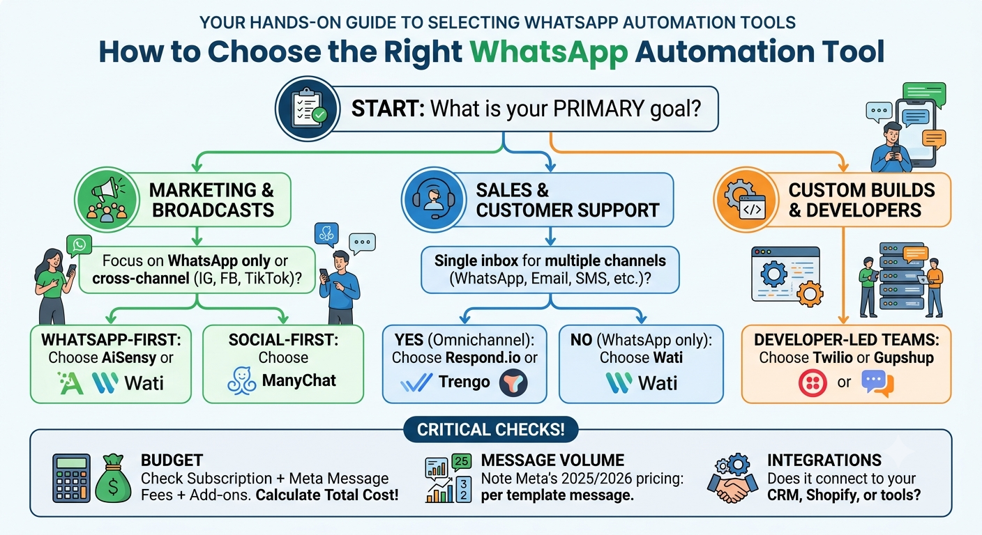 How to choose whatsapp automation tool